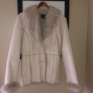 Faux fur jacket